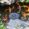 Solar Floating Pond Aerator Solar Powered Air Pump with Air Hose and Bubble Stone Bubble Oxygenator for Garden Pond