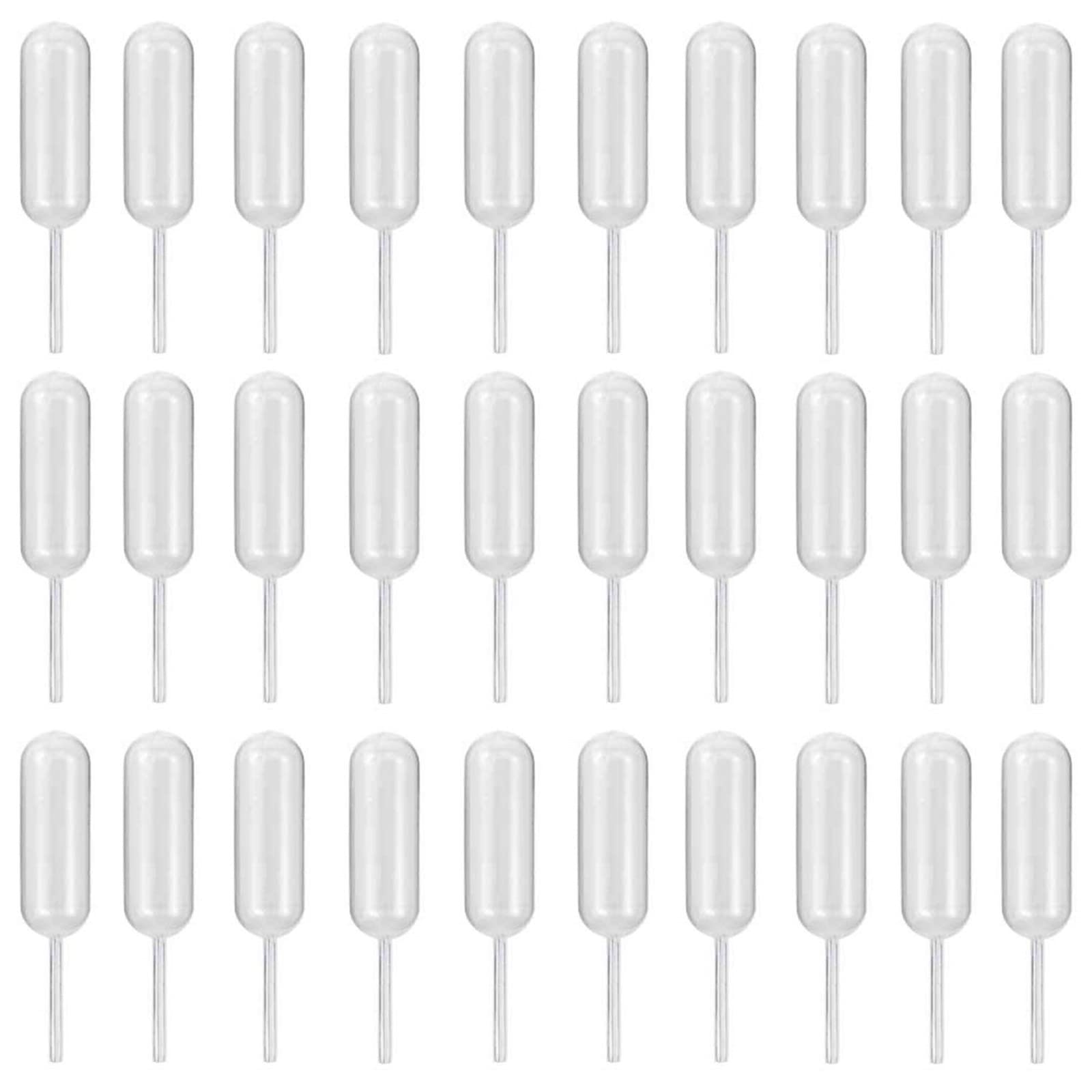 Samcos Dropper 4ml Pipette 50 Pieces Disposable Poly Dropper Plastic