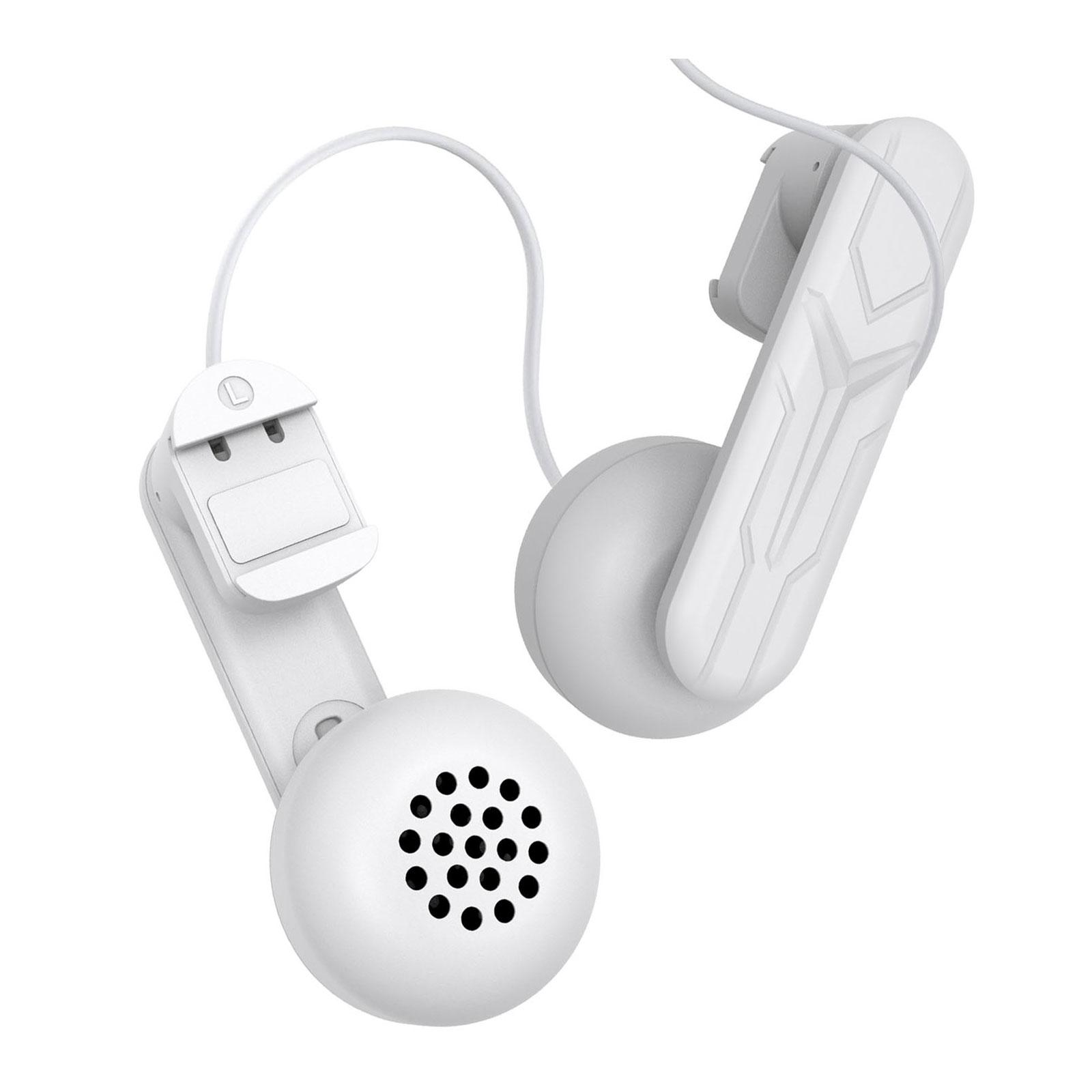 

Hanging Audioed Headphones Comfortable Sound Enhancer White for Q 3 VR Headsets Improve Game Experience