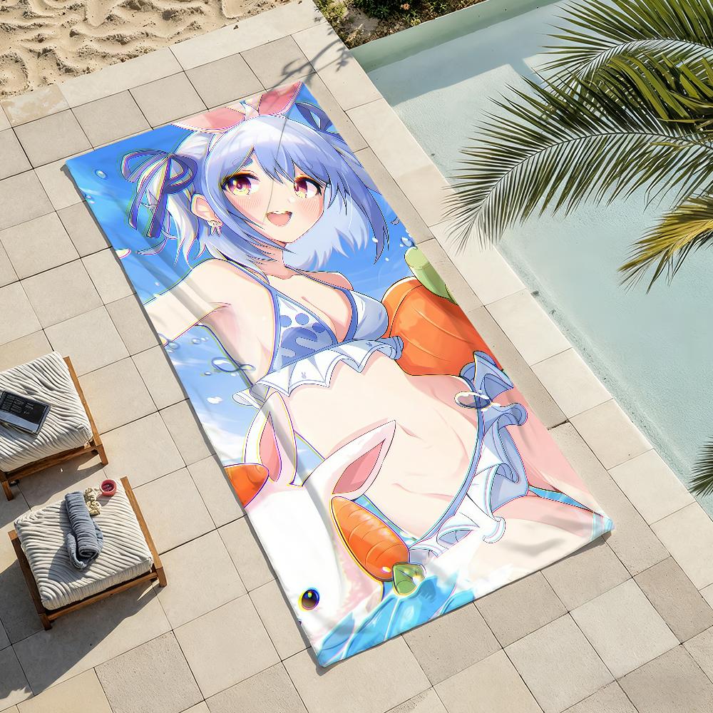 Virtual anchor U-Usada P-Pekora Towel Drying Bath Towel Applicable To Light Swimming Camping Yoga Beach Out