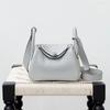 High End Mini Lindi 19 Handmade Wax Thread TC Top Layer Cowhide Fashionable And Versatile Commuting Carrying Crossbody Bag