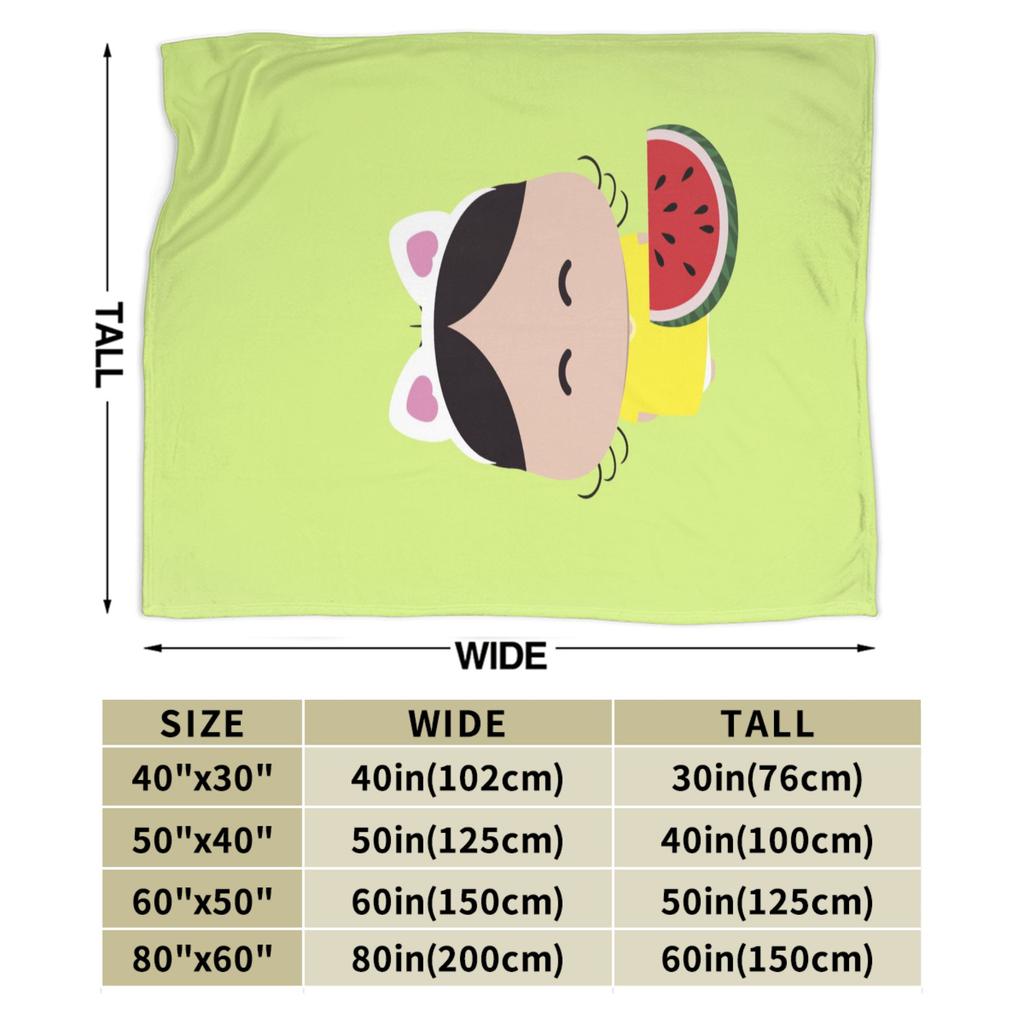 Anime Magali Festa Super Soft Blanket For Chair Sofa Bed Novelty Bedding Throws Winter Picnic Flannel Bedspread