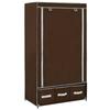 Day and Night - Day and Night Brown Fabric Wardrobe 87x49x159 Cm
