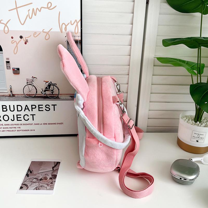 Plush Rabbit Ita Bags Soft Cute Bunny Ita Crossbody Bag Large Capacity Furry Shoulder Backpack Anime Cartoon Itabag for Girls