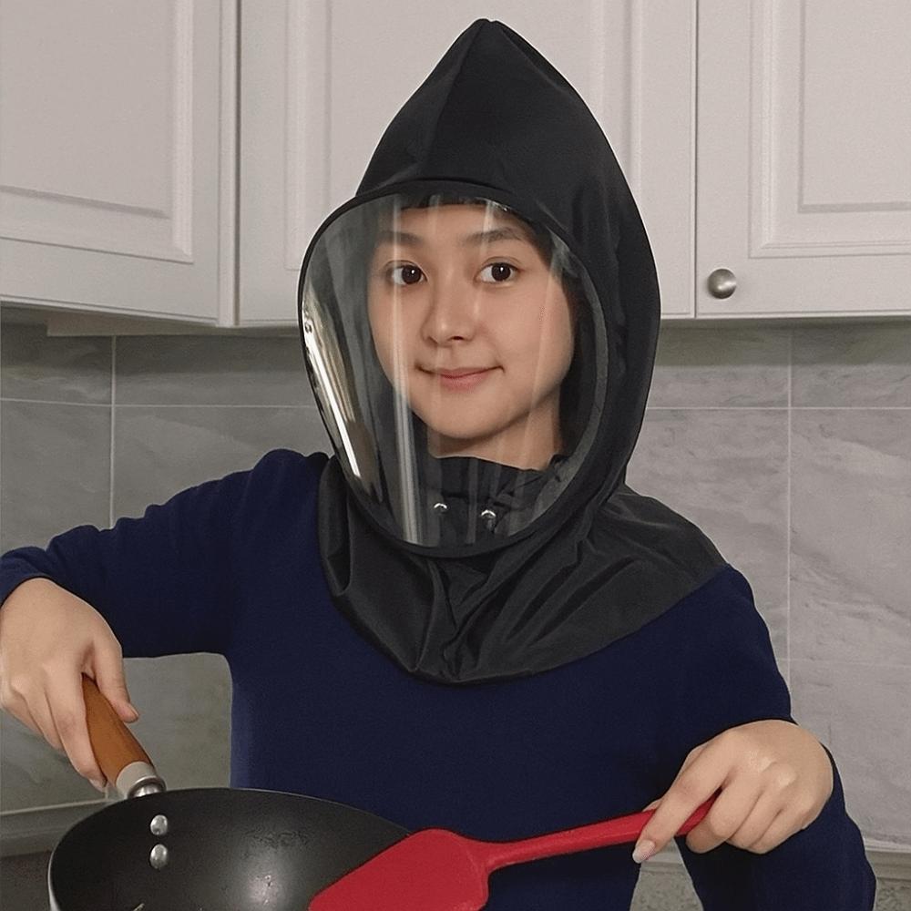 Splash Resistant Kitchen Face Shield Saliva-Proof Kitchen Hat Full Face Mask Kitchen Cooking