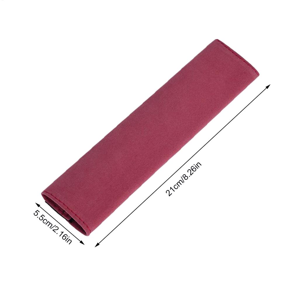 Car Safety Belt Cover Car Seat Belt Cover Pad Comfortable Seatbelt Covers Built-In Anti-Slip Silicone Strip Safety Strap Cushion