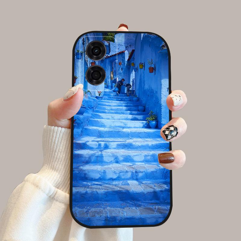 For Motorola Moto G24 Power 4G Case G 24 New Fashion Flower Silicone Soft Back Cover For Moto G04 G04s Phone Case MotoG04 Coque