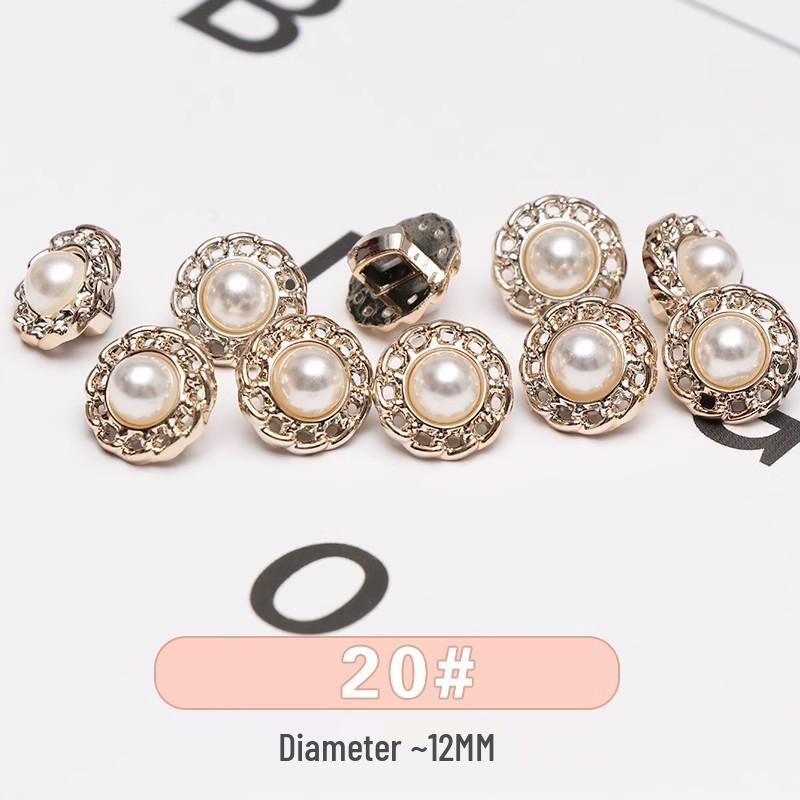 Exquisite Perlenknopf-Kollektion für Damen: Vielseitige Hemd- & Rock-Dekorationsaccessoires