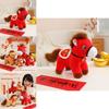 Chinese Zodiac Horse Plush Doll With Pp Cotton Filling For Festival Gifts And Collection