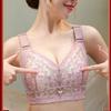Sexy Lace Bra for Women Adjustable Bra Without Underwire Plus-size Gathering Bra