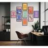 VCCOUI 9Pcs Mental Health Wall Art Therapy Counseling Positive Posters Motivational Quotes Pictures School Counselor Therapist pirational Painting