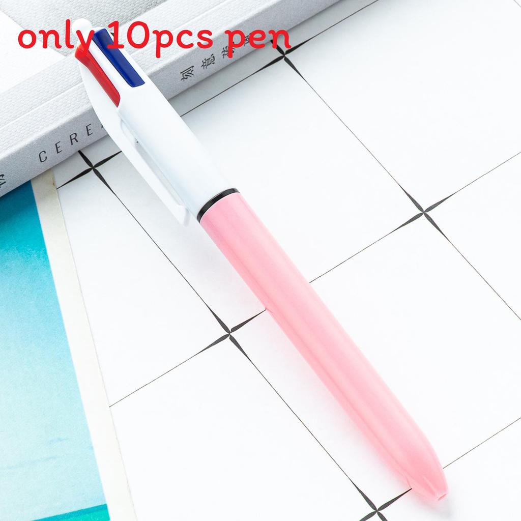 Multicolor Push Pen With Bullet Tip For Students And Office Use