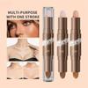 Dvouhlavý rozjasňovač konturovací tyčinka Korektor tyčinka Nose Shadow Shadow Natural 3D Contour Cream Highlighting Stick