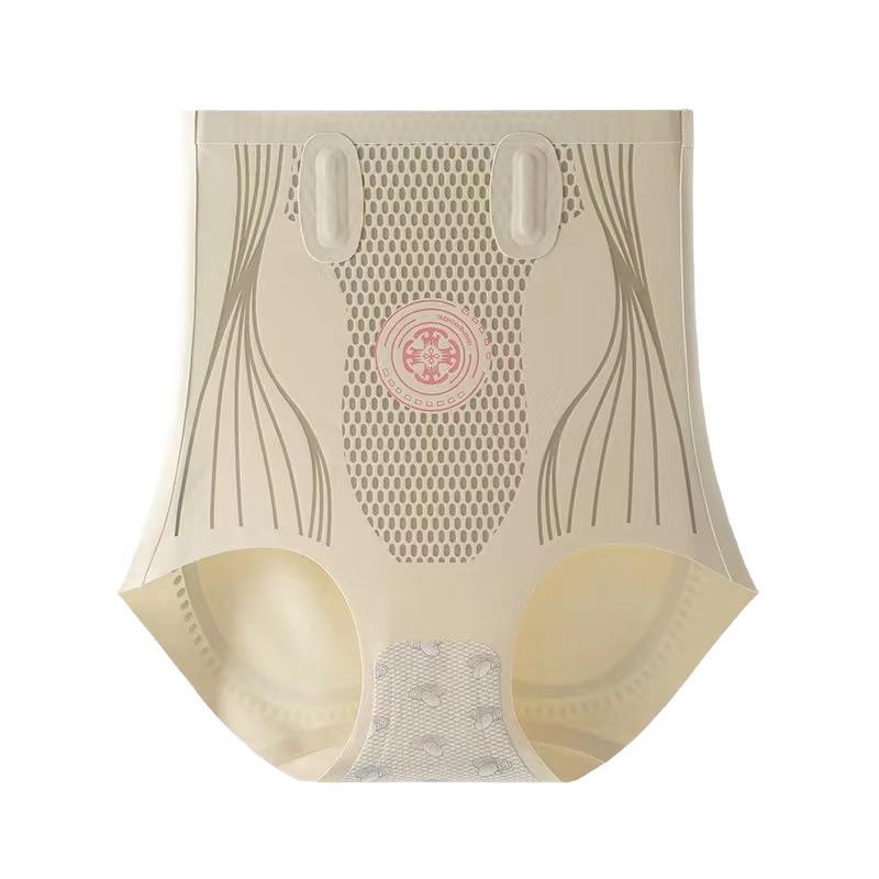 Nahtlose High-Waist Bauchweg-Slips für Damen zur Reduzierung des Bauches, stark hüfthebend, Taille, Postpartale Körperformungshose