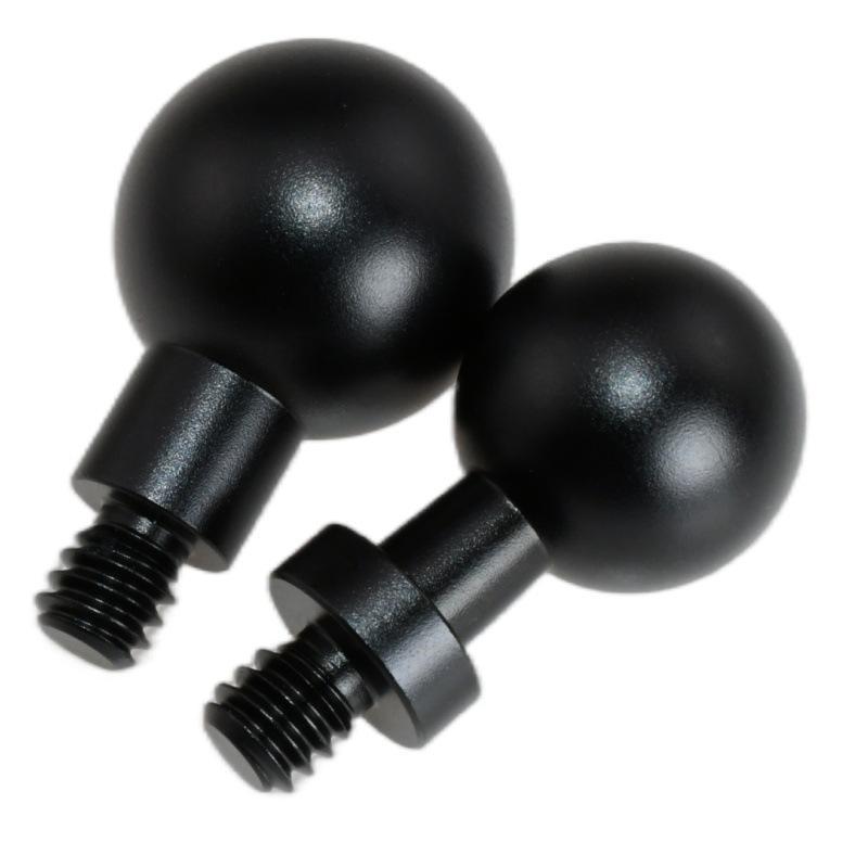 Aluminum 15Mm/17Mm/19Mm/20Mm/25Mm Ball Head Adapter To M6 1/4 Bolt For Motorcycle Phone Holder Car Bracket Camera Stand