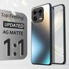 AG Silicon Matte Glass Case for Xiaomi Mi 14 13 13T 12 12x 12T 11 Ultra 10 Poco F3 F4 F5 Pro Frosted Camera Lens Shockproof Protective Case