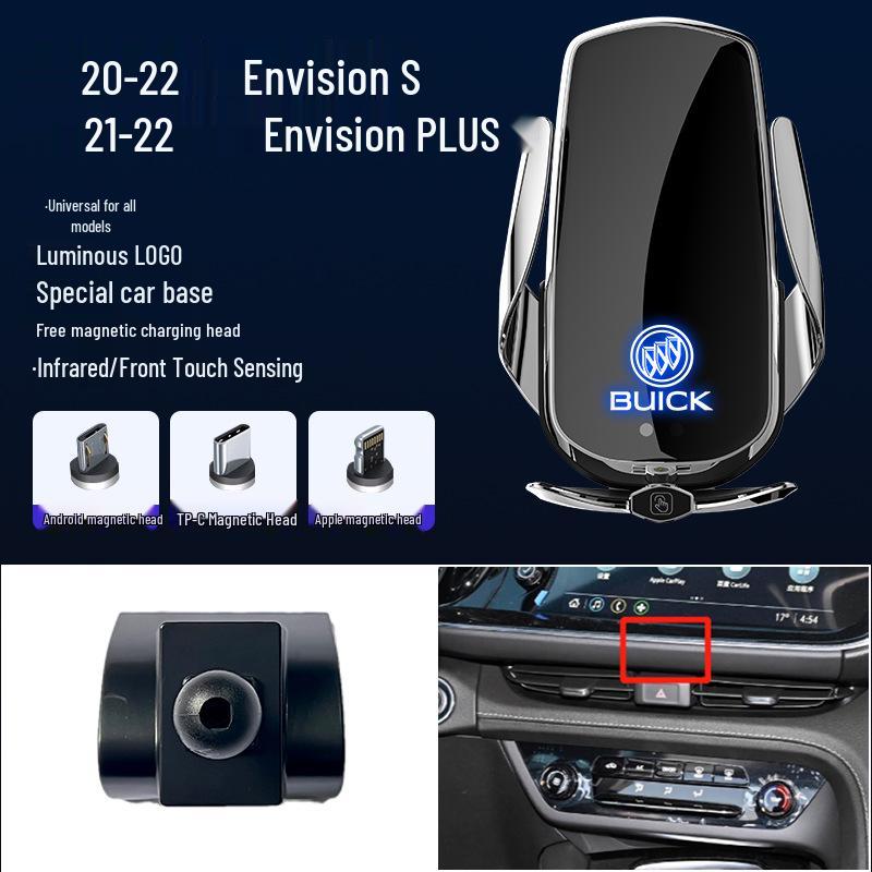 Magnetyczny Bezprzewodowy Szybki Ładowarka Uchwyt na Telefon Samochodowy do Buick GL8/Excelle/Regal/Verano/Envision