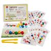 Montessori Bead Clamping & Color Recognition Caterpillar Toy for Early Education