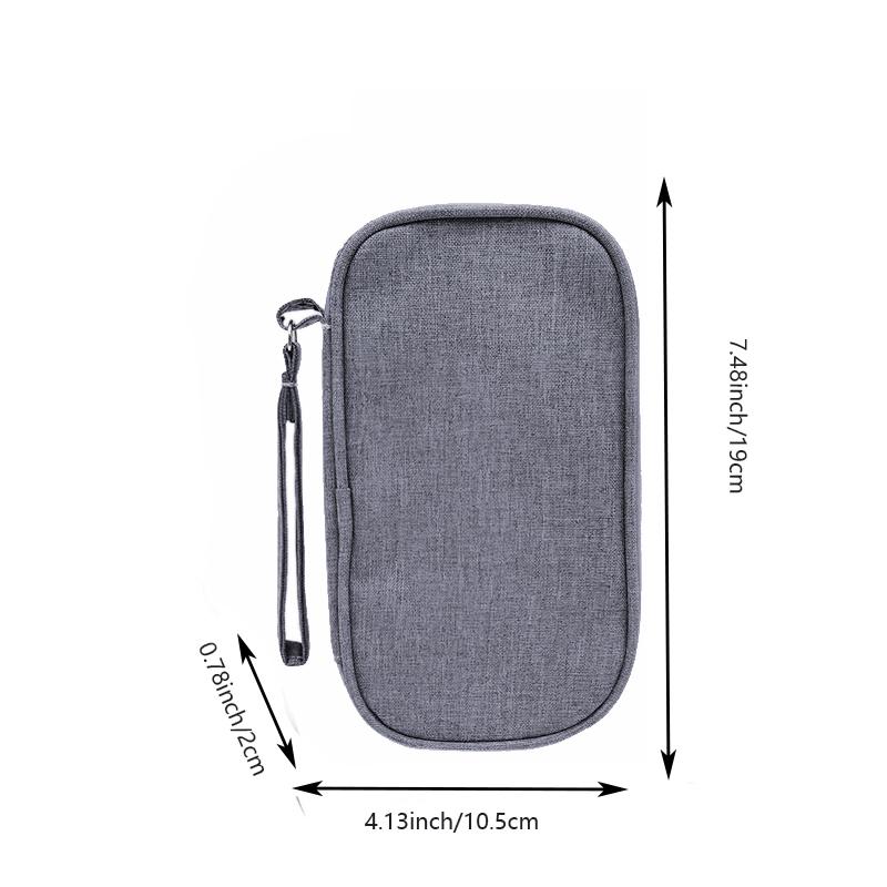 Multi functional single-layer portable data cable storage bag, travel bag storage bag, headphone bag