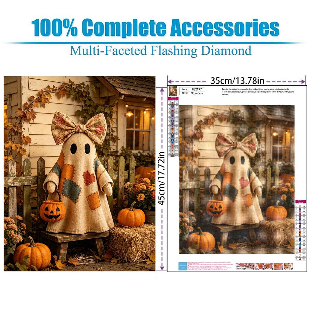 5D Unframed 3545cm - DIY Kit for Adults, Full Drill Round Paint by Numbers 1ml