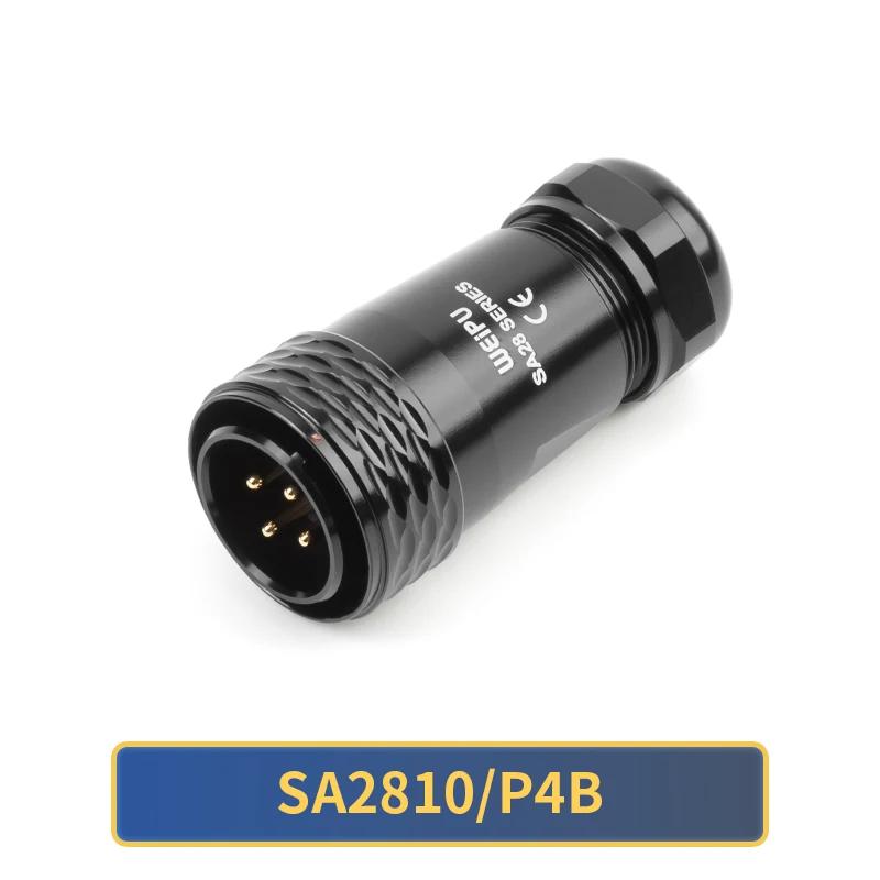 WEIPU SA28 SA2810/P Waterproof Electric Power Male Plug Aviation Connector Solder M28 2 3 4 7 8 9 10 12 16 17 20 24 26 35 Pin