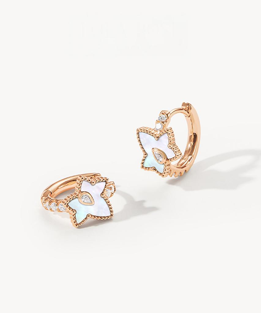 Lola Rose Ivy Mother-Of-Pearl Cubic Mini Women'S Earrings
