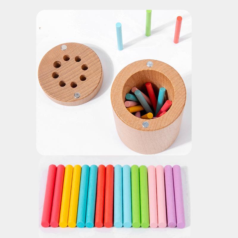 Children's Educational Color Classification Cup 1--3-year-old Baby Color Cognition Kindergarten Early Education Classification Bucket Toys