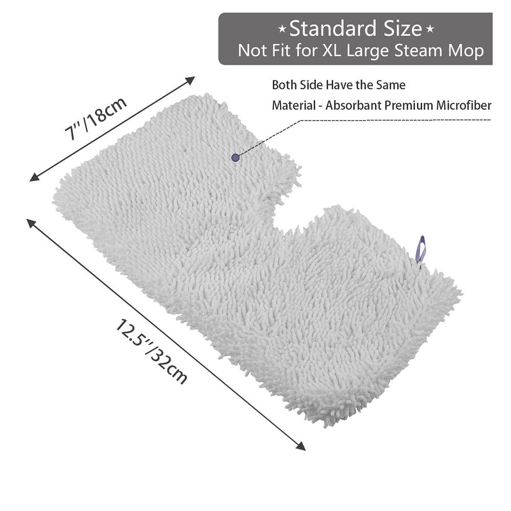 

1pc Pocket Steam Mop pad Cleaning Pads for Shark Steam Pocket Mop Steamer Replacement Pads Microfiber Cloths 32*18CM 1 белый