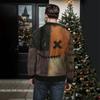 Men's Halloween Printed Corduroy Button Shirt