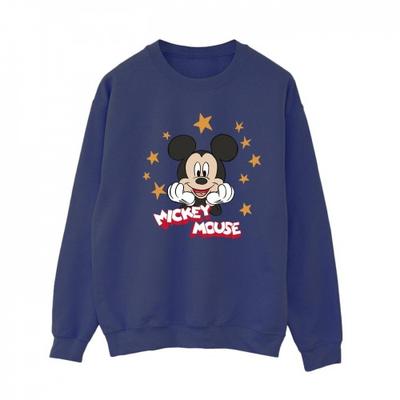 Womens/Ladies Mickey Mouse Stars Sweatshirt
