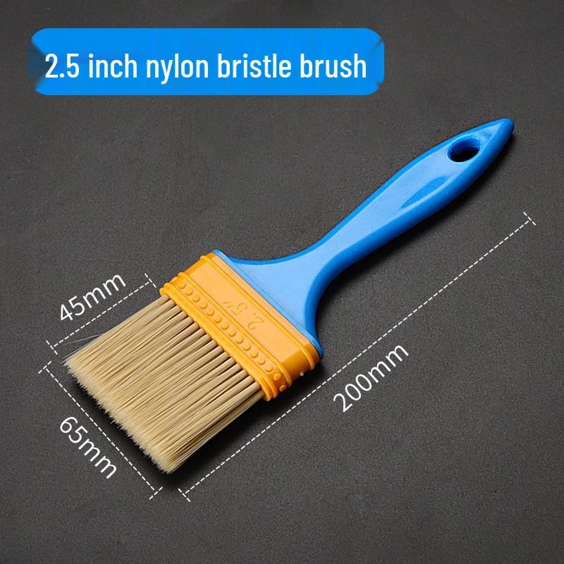 Soft Nylon Bristle Cleaning and Dust Removal Brush for Industrial Paint and Oil Application