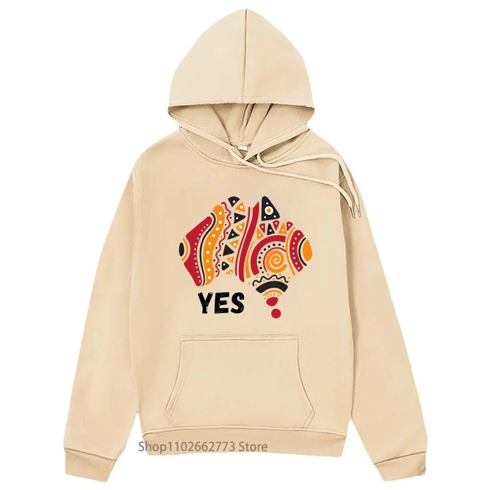 

Vote Yes Hoodie Yes To The Voice To Parliament Sweatshirt Hip Pop Streetwear Unisex Fashion Women Kpop Clothes Autumn Winter Casual