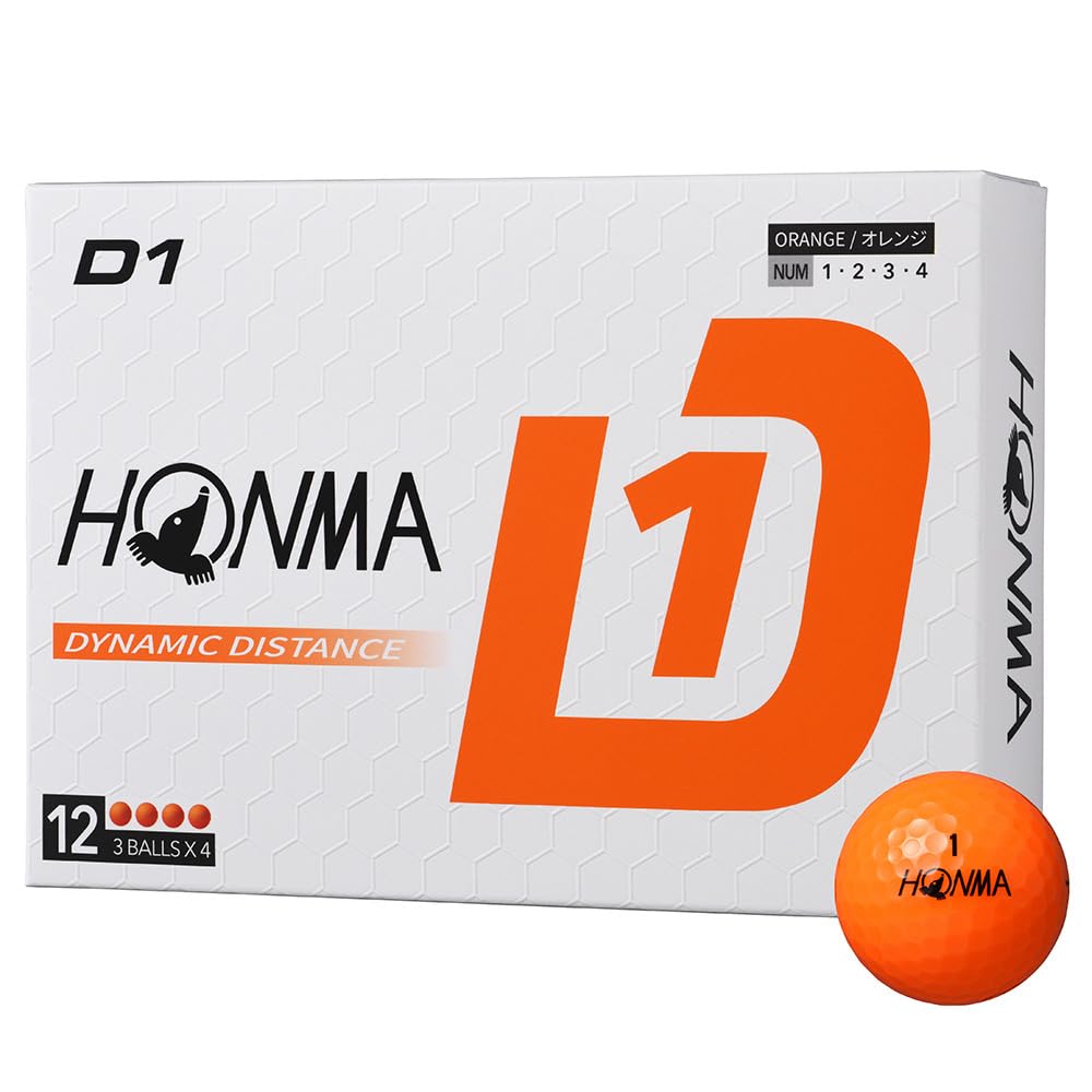 

HONMA 2024 Honma D1 BT2401 Оранжевая дюжина 12 (1 шт.) оранжевый