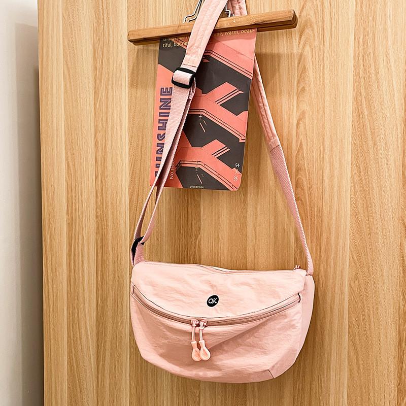 Korean Style Small Shell Shaped Shoulder Bag With Zipper Closure For Commuting