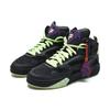 Fila Fusion Serie Desperado Tessuto Pelle Sintetica Scarpe Shadow Bat Mid Top Scarpe da Basket Retrò Sneakers Donna Nero Viola T12W243231FBP