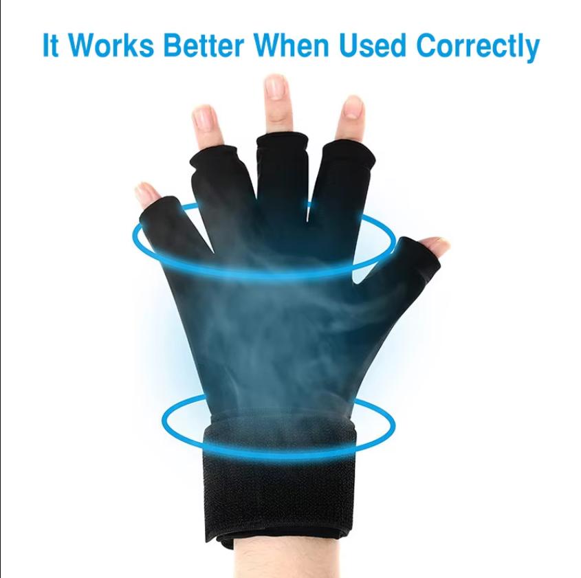 Ice Pack Glove Gel Wrist Support Sports Injury Protection - Cold Therapy for Hand and Finger Shock Absorption