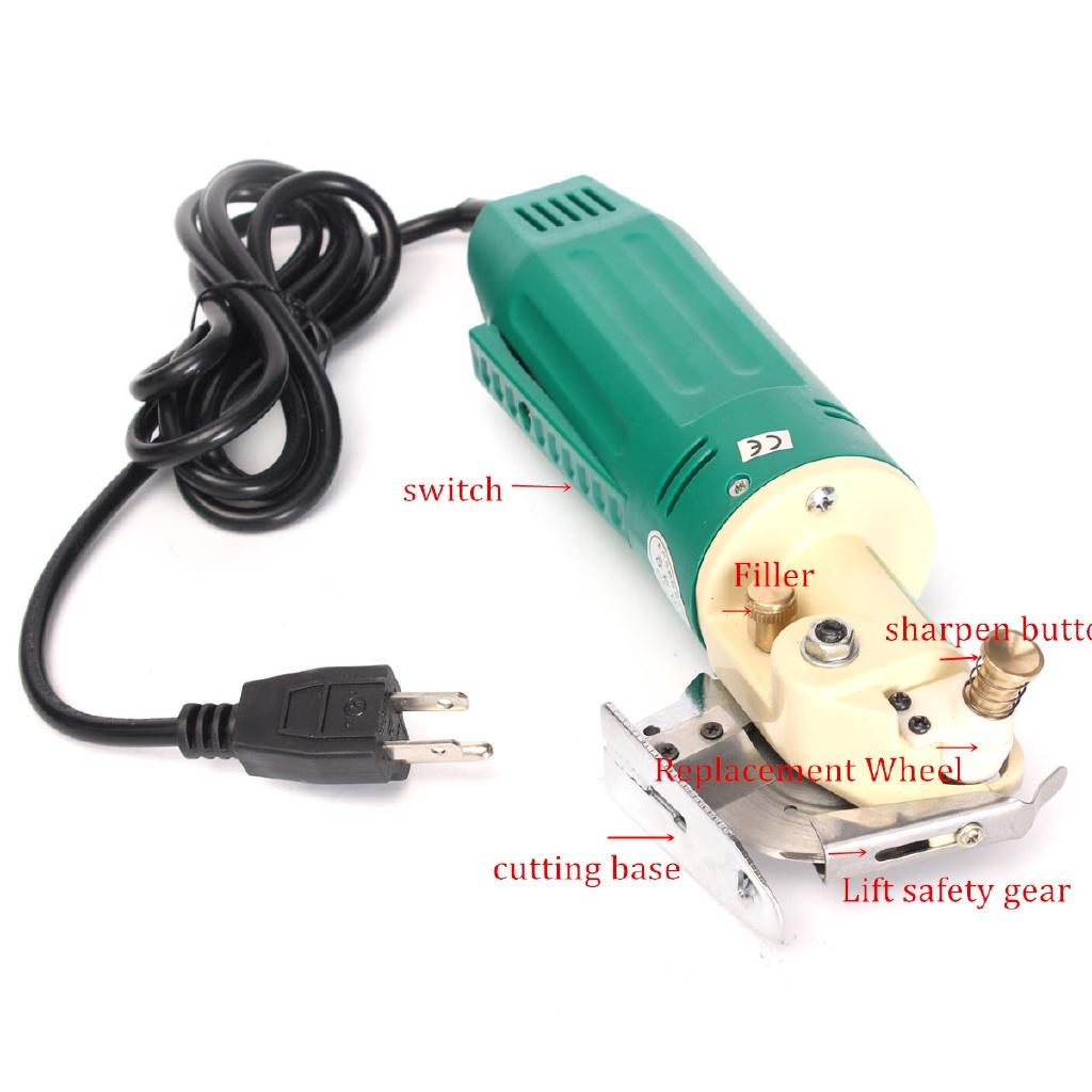 220V 70MM Mașină de Tăiat Pânză cu Lamă Rotativă Electrică Tăietor de Material Pânză Cuțit Rotund Scule Electrice