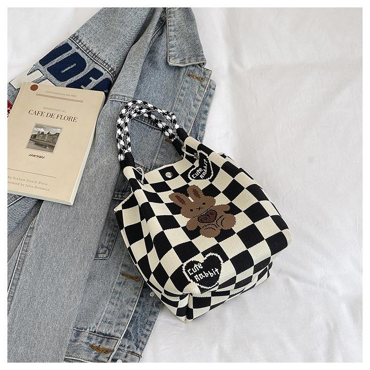 

Нишевый дизайн овощная корзина сумка новая вязаная сумка повседневная универсальная сумка большой вместимости