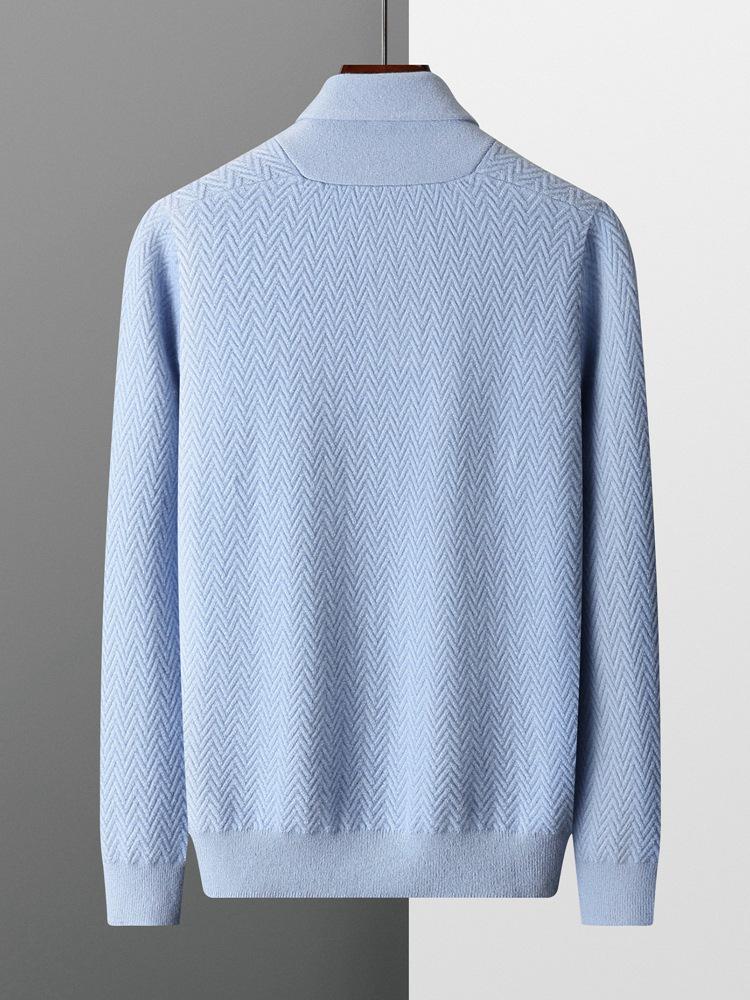 Men's Loose Fit Thickened Cashmere Sweater - Autumn/Winter Warm Business Casual Knitwear