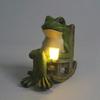 Frog Solar Light Outdoor Frog Resin Lamp Ground Plug-in Outdoor Waterproof Decorative Light Suitable For Garden Courtyards Parks