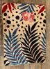 Manta Kantha Floral Hecha a Mano Vintage Reversible Colcha de Algodón