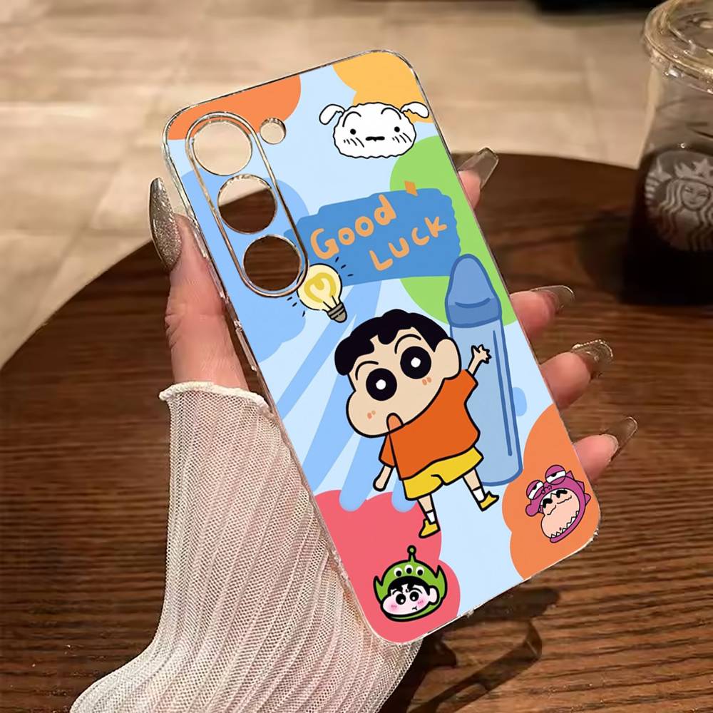 C-S-C-Crayon -Shin-chan Clear Phone Case for Samsung Galaxy A71, A70, A52, A51, A40, A30