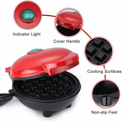 Metal Mini Waffle Maker Non Stick Breakfast Making Machine For Paninis Cakes Biscuit Pizzas