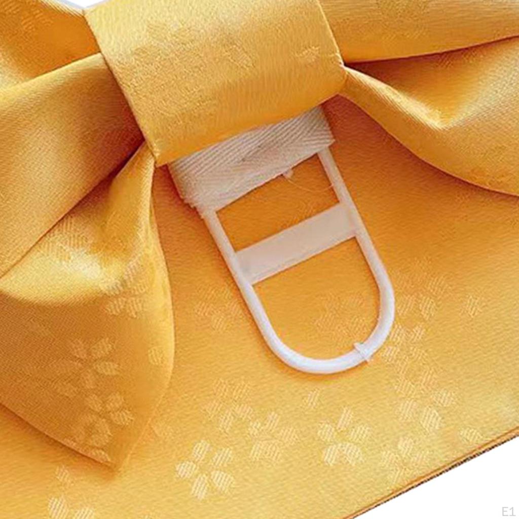 Kimono Obi Classique pour Enfants Ceinture Japonaise Nœud Prétié Motif Sakura Large Ceinture de Mariage Sash Filles