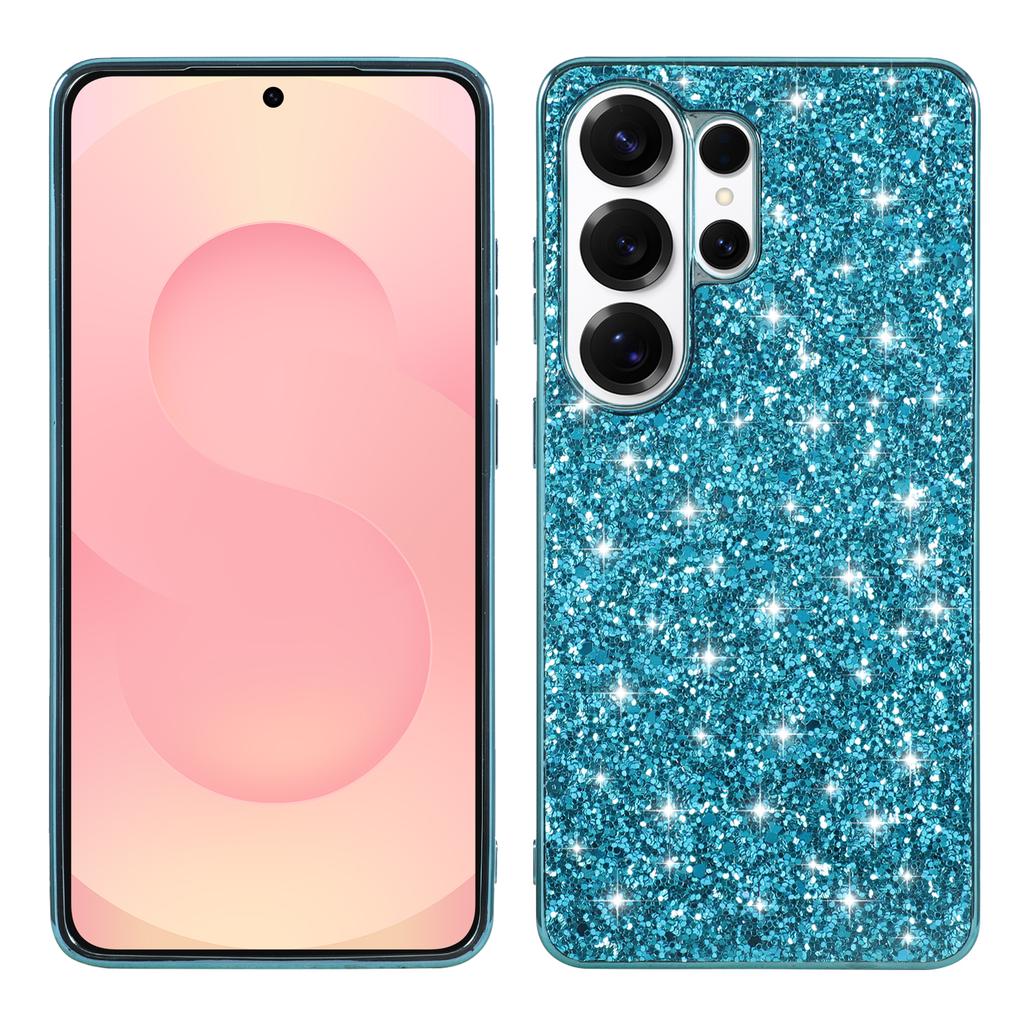 For Samsung Galaxy S26 Ultra Case Electroplating TPU + PC Sparkling Glitter Phone Back Cover