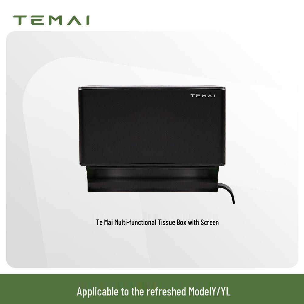 Tesla Model 3 Silicone Tissue Box: Noise-Free, Multi-functional Console Storage