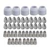 45pcs P-80 For Panasonic Plasma Electrode Nozzle 1.5 100Amp Plasma Cutting Torch
