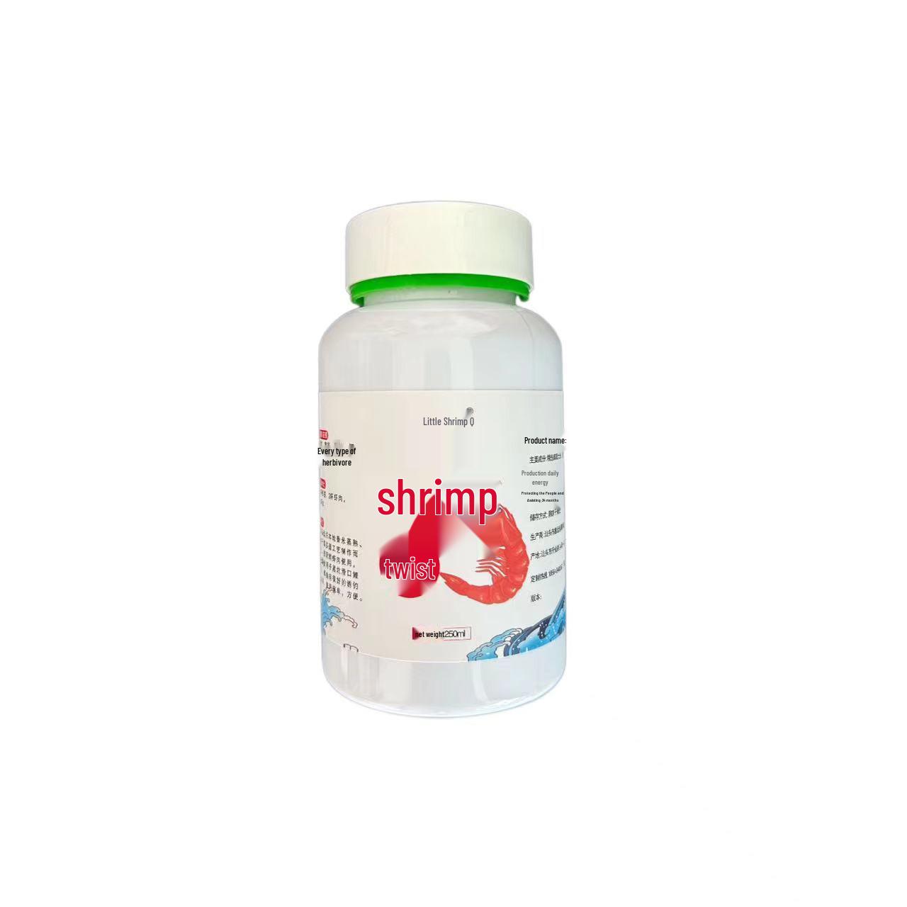 Приманка для карпа и леща: смесь креветки и рыбы с тыквенным хрустом 250ml Milk Flavor