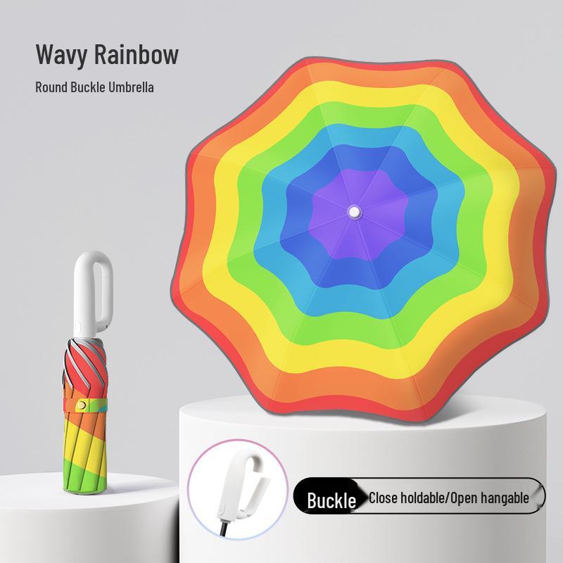 Children's Safe Automatic Umbrella - Anti-Stab, Rounded Corners for School Boys & Girls