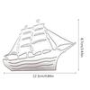 Sailing Ship Cutting Dies Ship Embossing Die Cuts Stencil for Scrapbooking Christmas Card Making DIY Photo Album